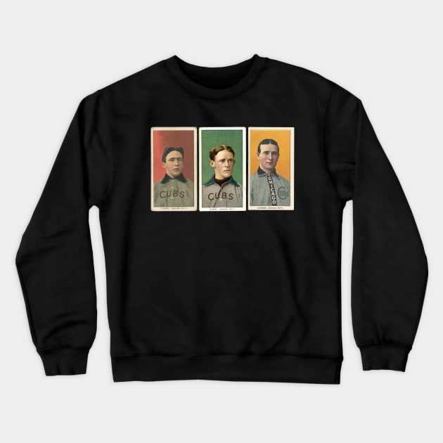 Tinker to Evers to Chance - T206 Crewneck Sweatshirt by BlackBoxHobby